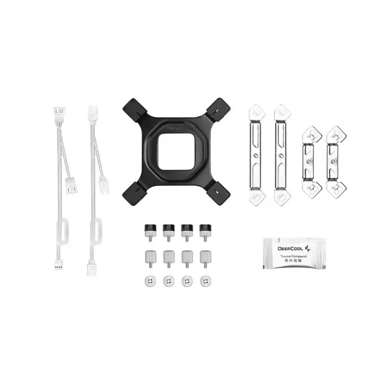DeepCool AG620 WH ARGB V2 Mikroshēmojums, Mātesplate Gaisa dzesētājs 12 cm Balts 1 gab.