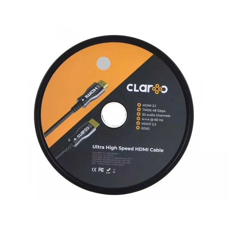 Claroc kabelis HDMI 2.1 AOC, M/M, 4K@120Hz, 8K@60Hz, 20m, FEN-HDMI-21-20M