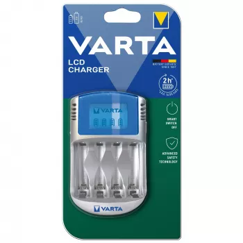 Varta 57070201401 strāvas adapteris sudraba krāsā