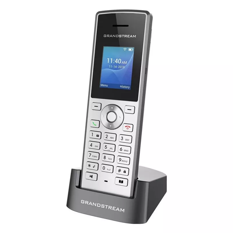 Grandstream Networks WP810 IP tālrunis melns. Metālisks 2 līnijas TFT Wi-Fi
