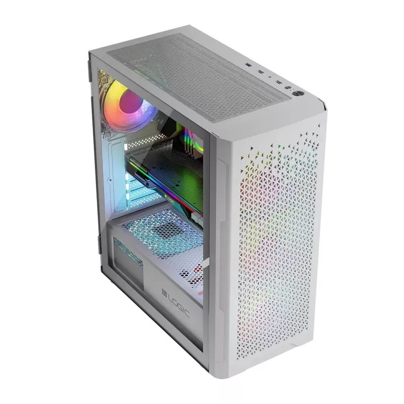 Logic ARAMIS ARGB MINIDI USB 3.0 korpuss balts