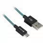 USB A–B kabelis Sharkoon 0,5 m ar alumīnija pinumu