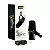 Shure MV7+-K - Lekciju/balss mikrofons ar XLR/USB-C savienotāju, melns