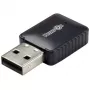 Inter-Tech DMG-07 - Bezvadu - USB - Wi-Fi / Bluetooth - Wi-Fi 5 (802.11ac) - 650 Mbit/s - Melns (88888146)
