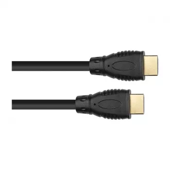 HDMI 2.0b savienojuma kabelis, 4K / UHD @60Hz, 18 Gbit/s, apzeltīti kontakti, melns, 0,5 m, Good Connec (4520-005)