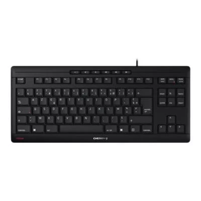 CHERRY STREAM TKL tastatūra Universāla USB QWERTZ Šveices Melna