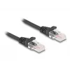Tīkla kabelis DeLOCK RJ45 spirālkabelis vīrišķais–vīrišķais Cat.5e 2 m melns