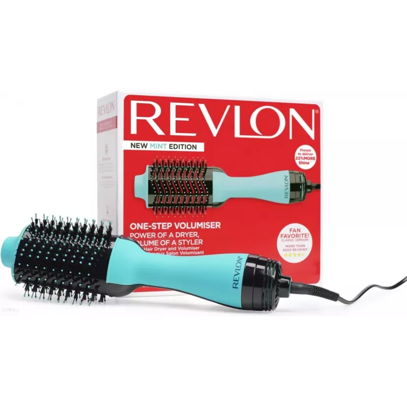 Revlon RVDR5222 One-Step Hair Fēns un Volumizers karstā gaisa suka, zaļa