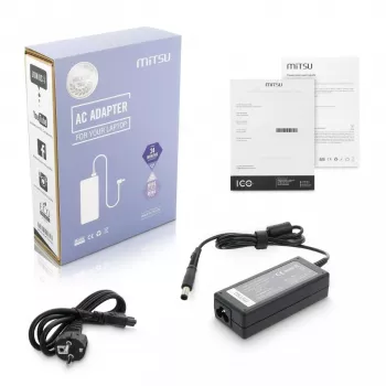 Barošanas adapteris MITSU HP 19,5 V 3,33 A klēpjdatoriem — 19,5 V, 3,33 A izeja