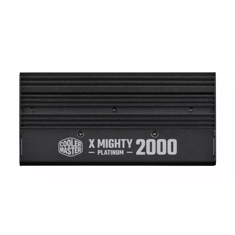 Barošanas bloks Cooler Master X Mighty Platinum 2000W 230V, ATX 24-pin, 80 PLUS Platinum, melns, 120 mm ventilators