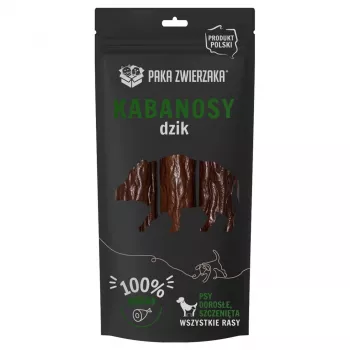 PAKA ZWIERZAKA desiņas Mežacūka - suņu našķis - 80g