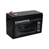 Svina-skābes noslēgtais akumulators europower EV 12-9 — 12 V 9 Ah UPS un rezerves barošanai