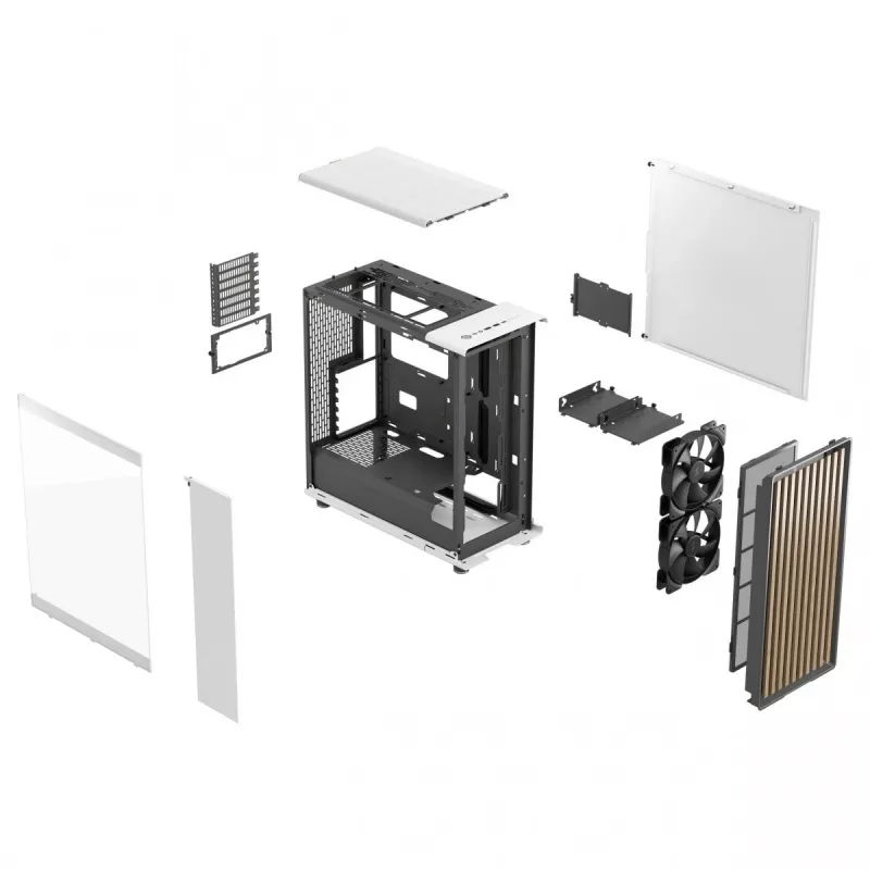 Fractal Design North Midi Tower balts