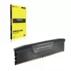 Corsair Vengeance, DDR5-5200, Intel XMP 3.0, CL38 - 96 GB Dual-Kit, melns