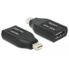 DeLOCK - Video- / Audio-Adapter - HDMI - HDMI, 19-pin (W) - Mini DisplayPort (M) - (DisplayPort 1,1) - Melns (65552)