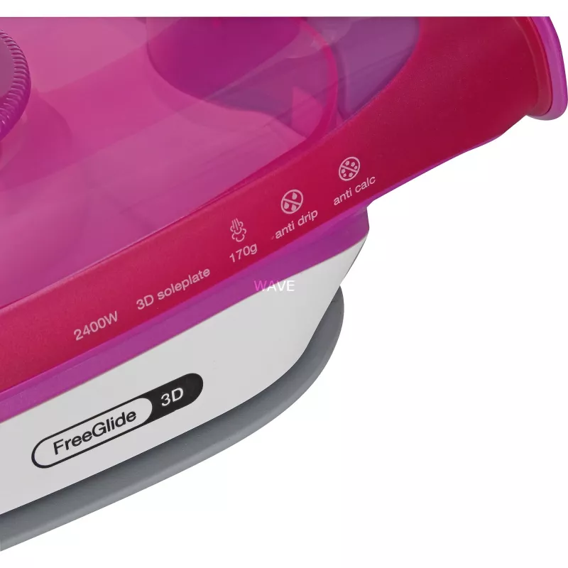 Braun FreeStyle 3 FI 3124 sausais un tvaika gludeklis ar keramisko zoli 2400 W violets