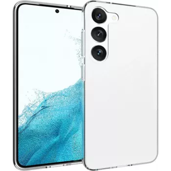 PEDEA Soft TPU Case paredzēta Samsung Galaxy S23 FE 5G Melns - > Highlights- Weiches and elastisches TPU Backcover- Schlagfester sowie stoßfester Schutz