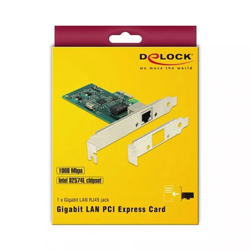 Tīkla karte DeLOCK 89943 iekšējā Ethernet 1000 Mbit/s