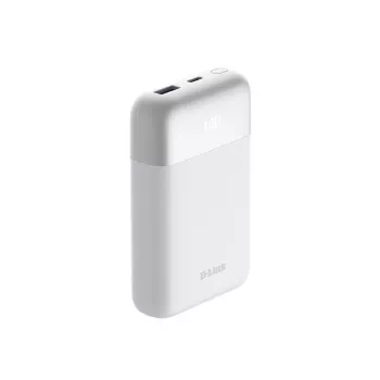 D-Link 10000mAh ārējais akumulators, 10000 mAh, Balts
