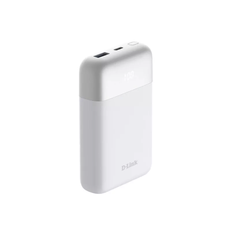 D-Link 10000mAh ārējais akumulators, 10000 mAh, Balts