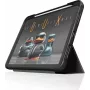 STM Dux Ultra maciņš | Apple iPad 11 (2025) / iPad 10,9 (2022) | melns/caurspīdīgs | STM-222-486KX-01 (STM-222-486KX-01)