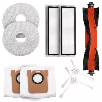Putekļsūcēja piederumu komplekts: Birstes, rullīši, filtri, mopi, maisiņi Xiaomi S10+ X10+ X20 Dreame S10 Pro