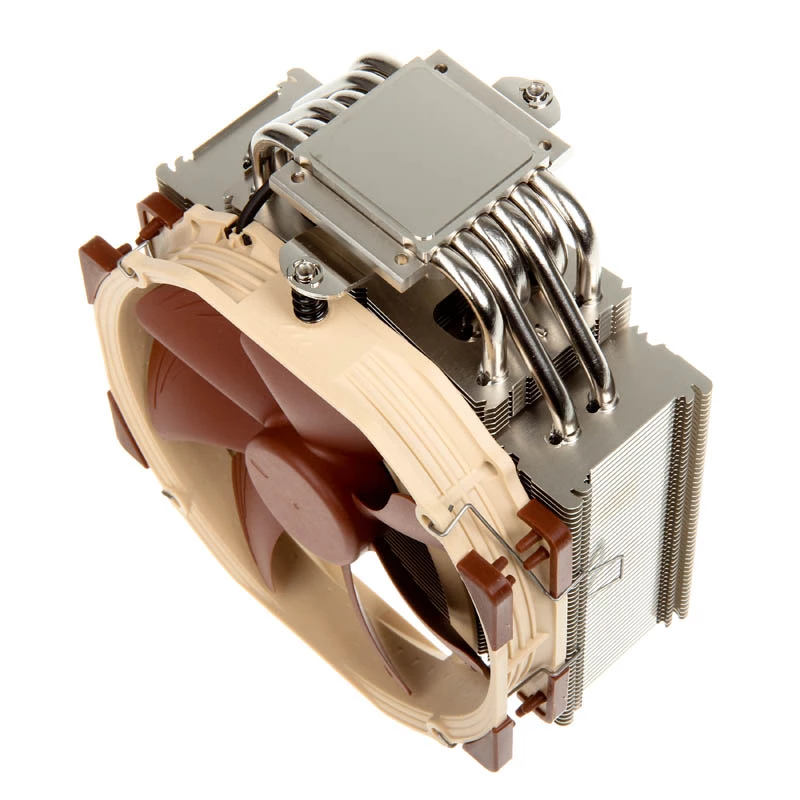 Noctua NH-U14S datora dzesēšanas komponents Procesora dzesētājs 12 cm Brūns, nerūsējošais tērauds