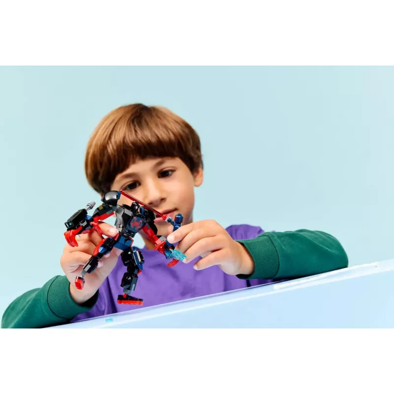 LEGO MARVEL 76337 Mailess Morales mehs pret Zirnekļcilvēku 2099