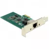 DeLock PCI Express karte > 1 x Gigabit LAN - tīkla adapteris - PCIe 2.1 Low-Profile - Gigabit Ethernet