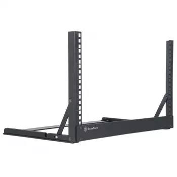 Rackmount atvērtais rāmis 6U 19 collu SILVERSTONE SST-RK06U-OF galda plaukts sudraba