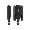 StarTech.com 13 pēdas (4 m) 2 portu USB–RS232 adaptera kabelis, maināmas DB9 skrūves/uzgriežņi, COM porta atkārtota piešķiršana, USB-A uz DB9 RS232, FTDI, 4. līmeņa ESD aizsardzība, Windows/macOS/ChromeOS/Linux – izturīga TPE konstrukcija