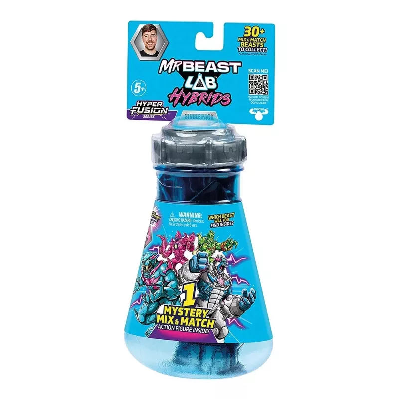 Cobi Mr Beast Lab Hybrids figūriņu komplekts — kolekcionējamas darbības figūras