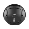 Pārnēsājams CD atskaņotājs JVC RD‑E221B — melns, CD/MP3, kasešu klājs, USB atskaņošana, FM radio, AUX, barošana ar baterijām/maiņstrāvu