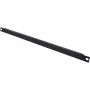 Priekšējais panelis Omnitronic Z-19U Steel Melns 0.5U — priekšējais panelis 19 collu statīvam, tērauds, melna apdare