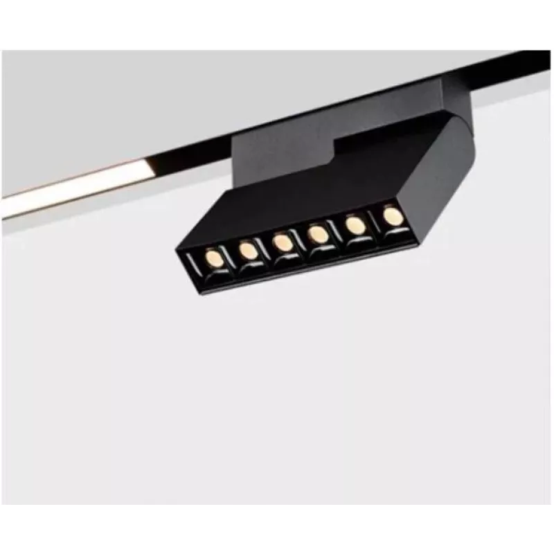 LED sliežu lampa VISIONAL VS20-12L-3 — 12W, 3000K sliežu apgaismojumam