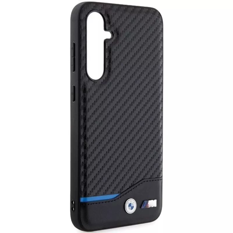 BMW | BMHCS23FE22NBCK | Aizmugures vāciņš | Samsung | Galaxy S23 FE | Ādas ogleklis | Melns