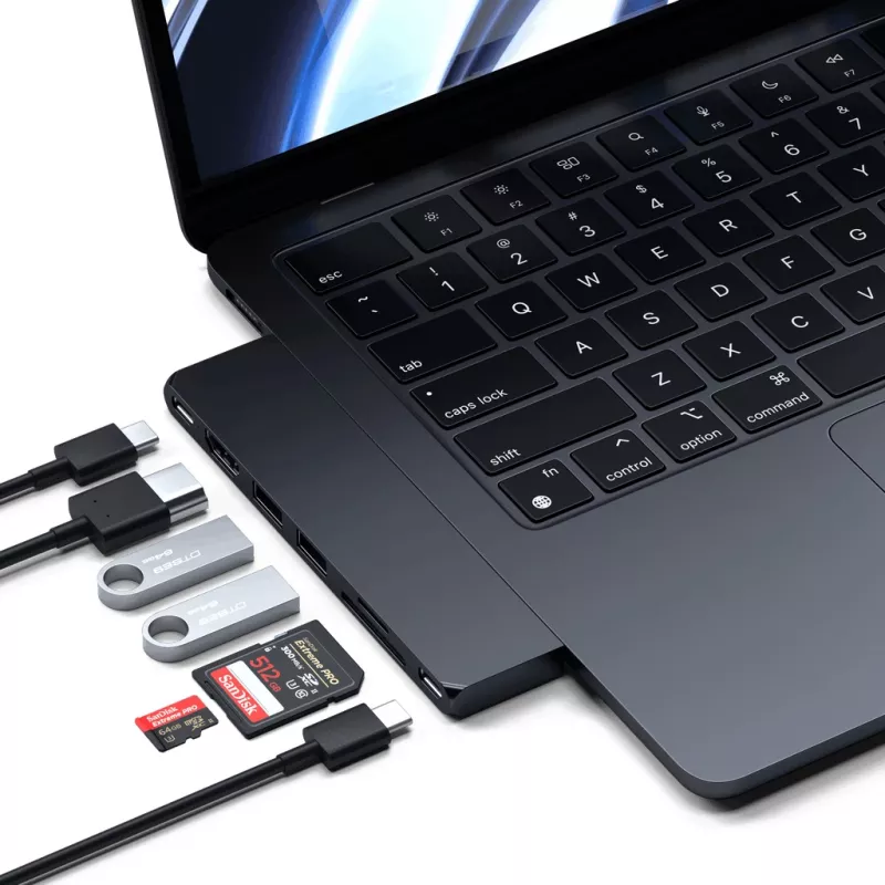 Dokinga stacija Satechi ST-HUCPHSD USB 3.2 Gen 2 Type-C Melna