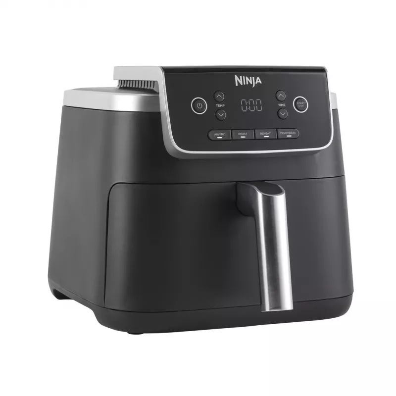 Karstā gaisa fritieris Ninja AF140EU viens 4,7 L 1750 W Melns, 4 programmas, LCD, kraukšķināšanas plāksne