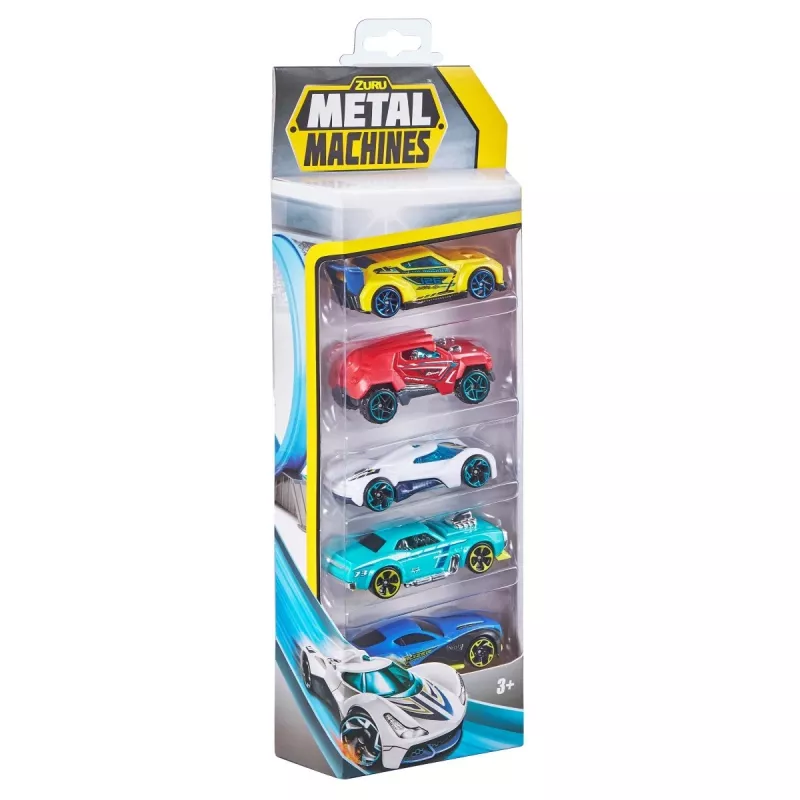 Zuru Metal Machines 5 metāla automašīnu komplekts 1:64, 2. sērija, dažādi modeļi