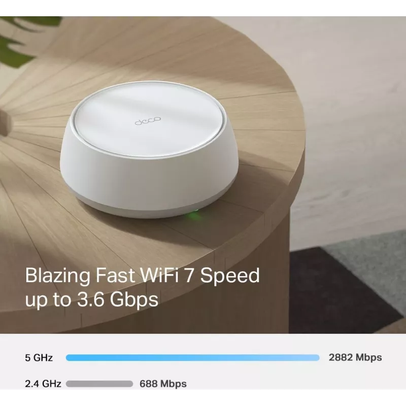 TP-Link Deco BE22 Divjoslu (2,4 GHz / 5 GHz) Wi-Fi 7 (802.11be) Balts 2 Iekšējie