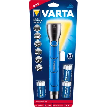 Rokas lukturītis Varta 18629101421 Melns Zils