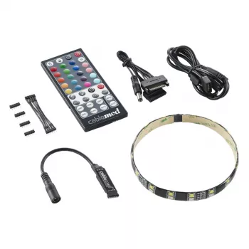 Universāla LED lente Cablemod CM-LED-30-D30RGBW-RK 300 mm iekštelpām