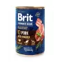Slapjā suņu barība Brit Premium by Nature cūkgaļa ar traheju 400 g, bez graudiem, visām šķirnēm un vecumiem