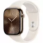 APPLE Watch Series 10 GPS + Cellular 46mm zelta titāna korpuss ar Starlight sporta siksnu - S/M