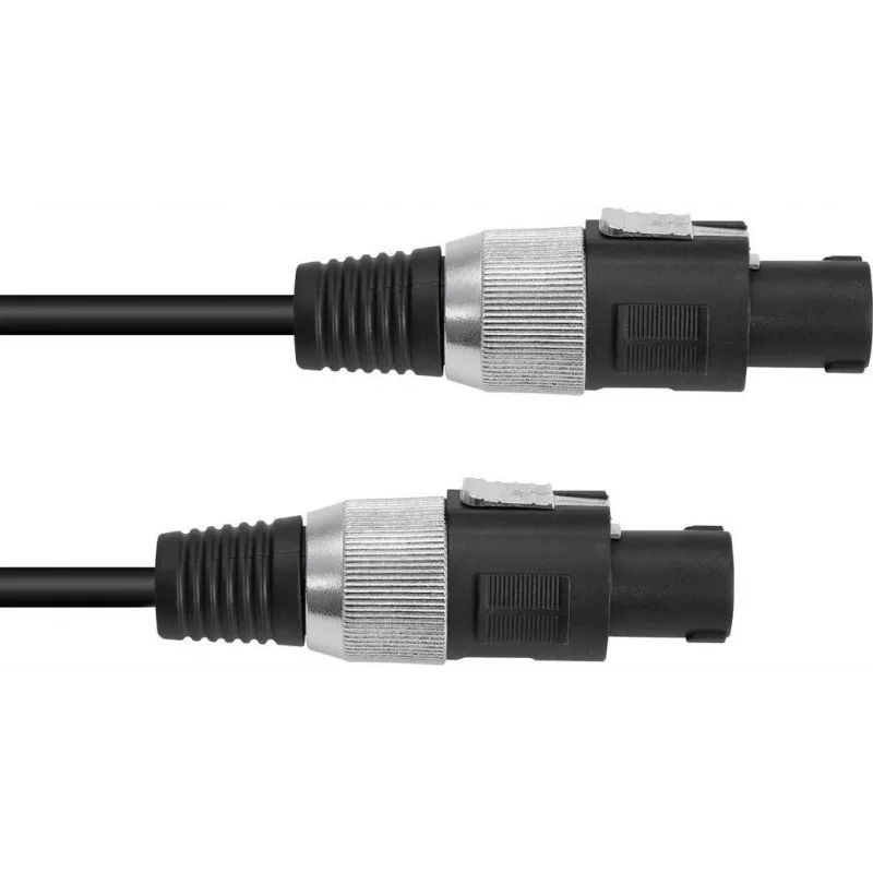 Skaļruņu kabelis Omnitronic 3022110M, 2x1,5 mm² dzīsla, 5 m, melns
