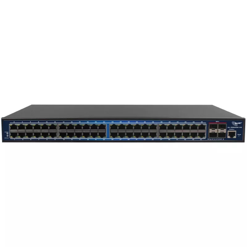 Slēdzis ALLNET ALL-SG8652MJ-10G 48+4P 10G Ethernet pārvaldīts