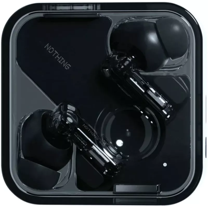 Nothing Ear austiņas True Wireless Stereo (TWS) iekšauss zvani/mūzika Bluetooth melna - caurspīdīga (A10600061)