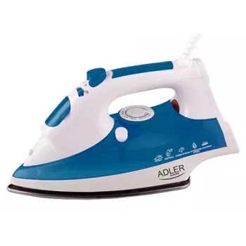 Adler AD 5022 sausais un tvaika gludeklis ar keramikas zoli, violets, 2200 W