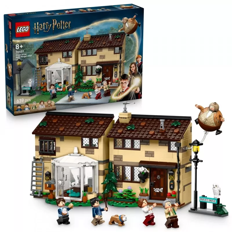 LEGO HARRY POTTER 76451 Privet Drive: Tantes Mardžas vizīte