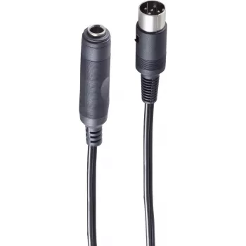Audio kabelis ShiverPeaks BS30201 0,2m DIN (5-pin) 6,35mm Melns